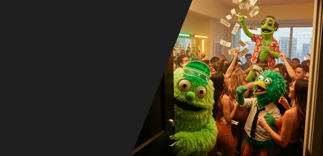 Les mascottes Betya en pleine soirée VIP